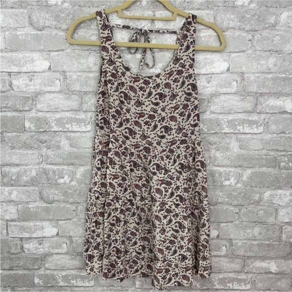 DIVIDED PAISLEY PRINT DRESS - Picture 1 of 5